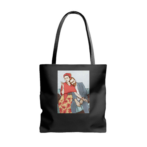Frida Kahlo And Vincent Van Gogh Cool Ideal Tote Bags