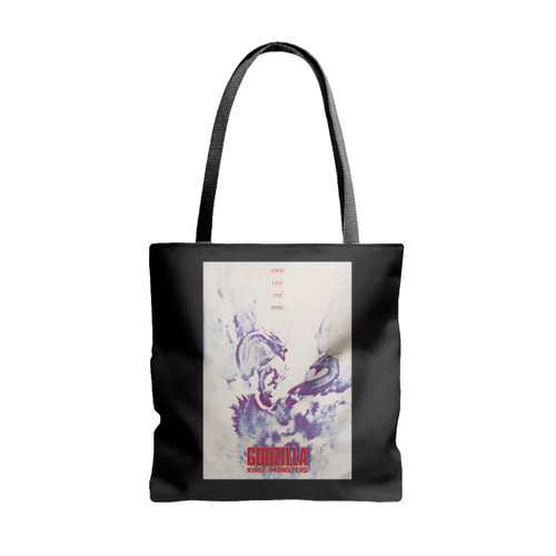 Godzilla King Of The Monsters Fan Art Tote Bags