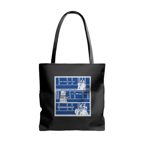 I Am Your Father Robot Droid Star Wars Tote Bags