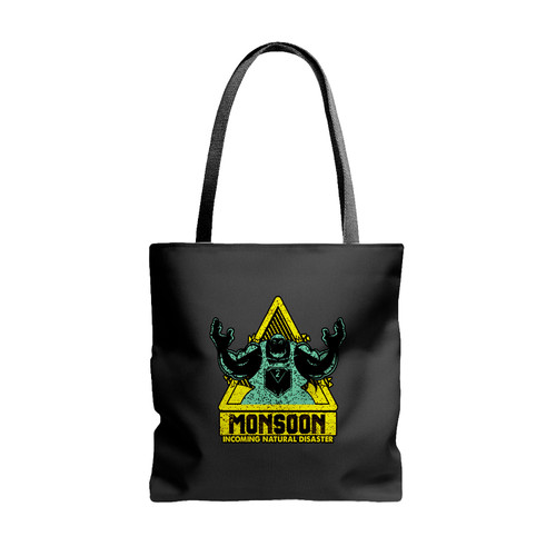 Incoming Natural Disaster Monsoon Tote Bags