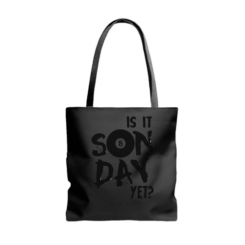 Is It Sunday Yet Billiards Tote Bags
