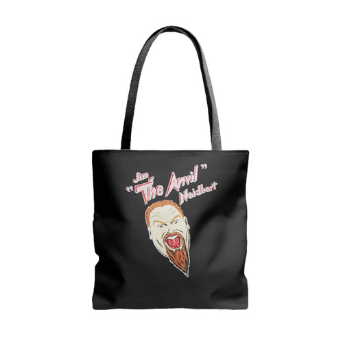 Jim The Anvil Neidhart Retro Wrestling Tote Bags