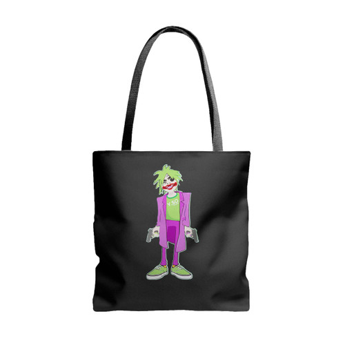 Joker Gorillaz Suicide Squad Tote Bags