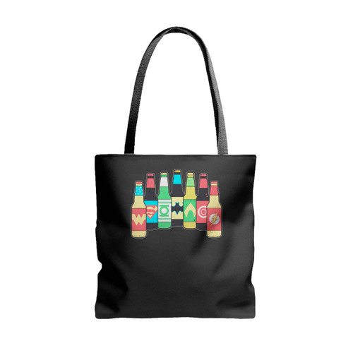 Justice League Beer Tote Bags