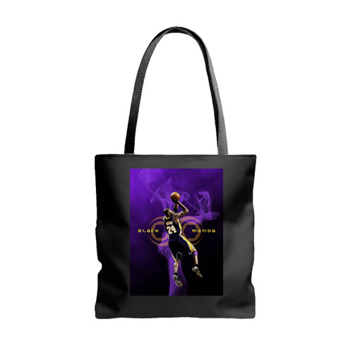 Kobe Bryant Black Mamba Tote Bags