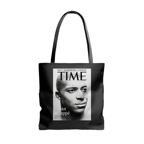 Kylian Mbappe Magazine Tote Bags