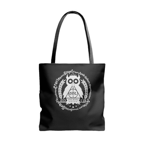 Learn Your Spells Geek Harry Potter Owl Tote Bags
