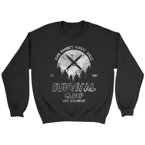 John Rambo Survival Camp First Blood Sweatshirt