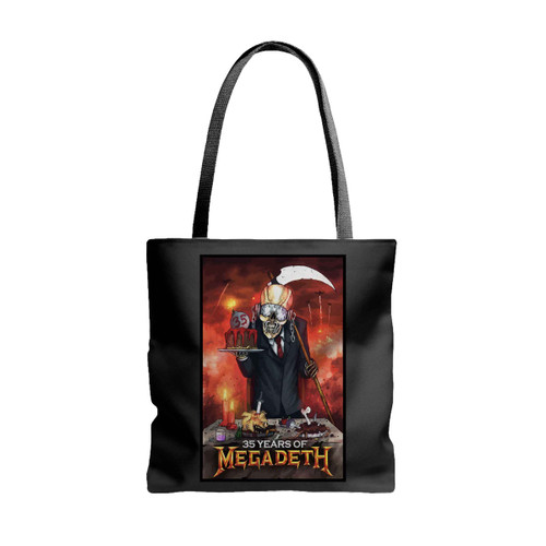 Megadeth Art Fan Art 35 Years Tote Bags