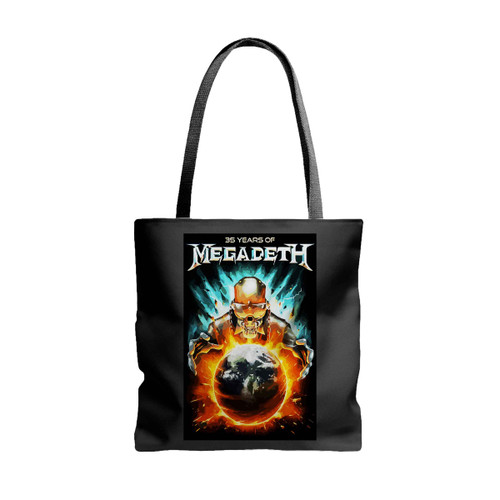 Megadeth Symphony Of Destruction Earth Cover Tote Bags