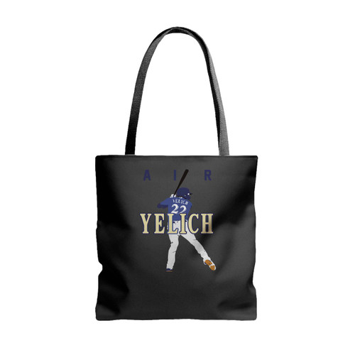 Milwaukee Air Yelich Tote Bags