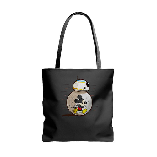 Mm8 Star Wars Bb8 Disney Or Mickey Mouse Lovers Tote Bags