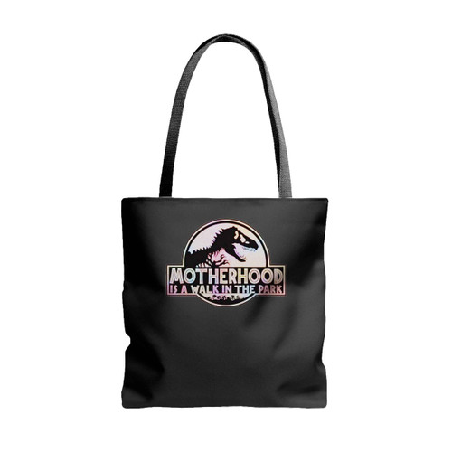 Motherhood Is A Walk In The Park Tote Bags