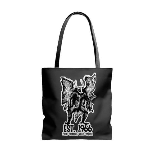 Mothman Jackalope Bigfoot Sighting Cryptid Hunter Monster Ufo Aliens Tote Bags