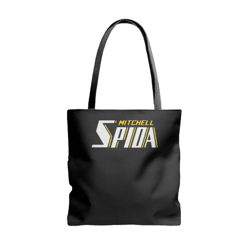 Navy Utah Jazz Dononvan Mitchell Spida Tote Bags