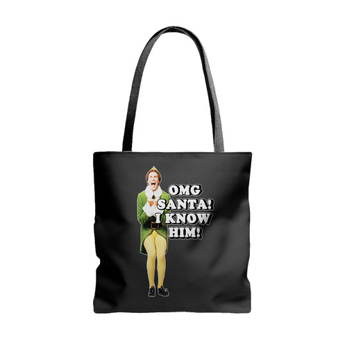 Omg Santa I Know Him Tote Bags
