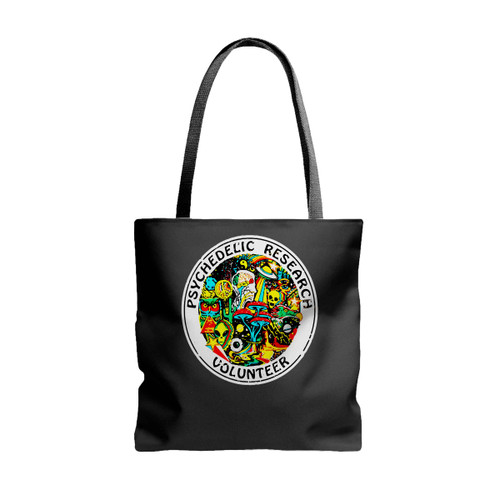 Psychedelic Research Volunteer Tote Bags