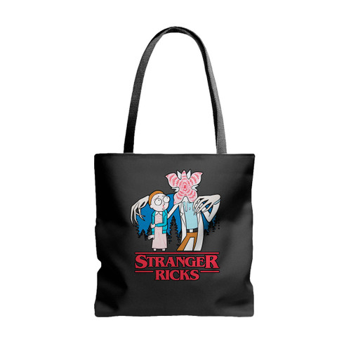 Rick And Morty Shirt Stranger Ricks Stranger Things Tote Bags Rick And Morty Shirt Stranger Ricks Stranger Things Tote Bags
