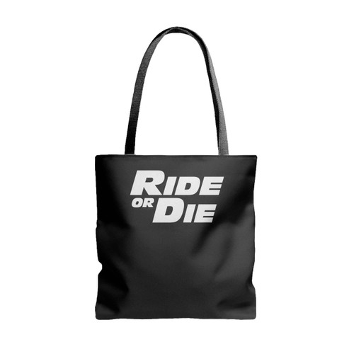Ride Or Die Fast And Furious Paul Walker Vin Diesel Tote Bags