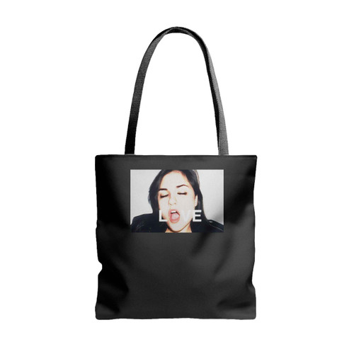 Sasha Grey Love Tote Bags