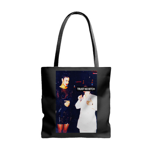 Selena Trust No Bitch Tote Bags