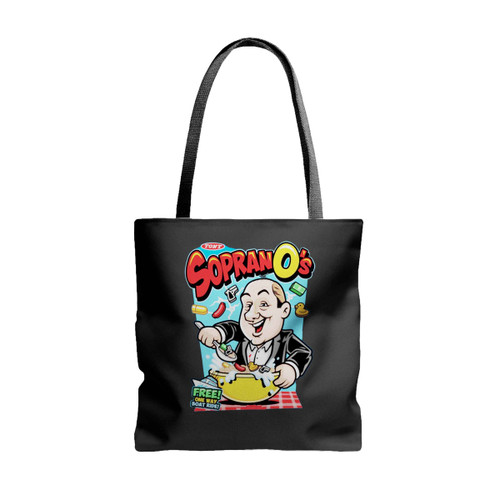 Sopranos Cereal Tote Bags