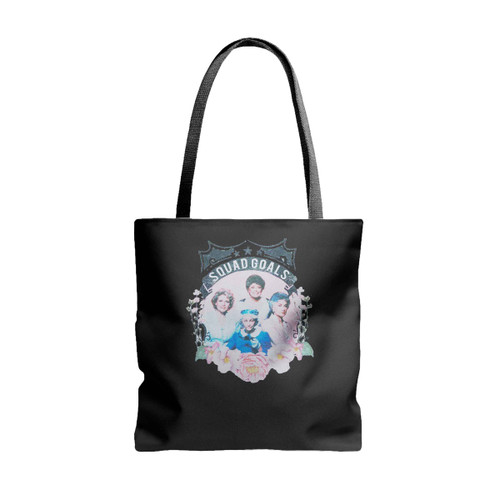 Squad Goals Floral Tote Bags