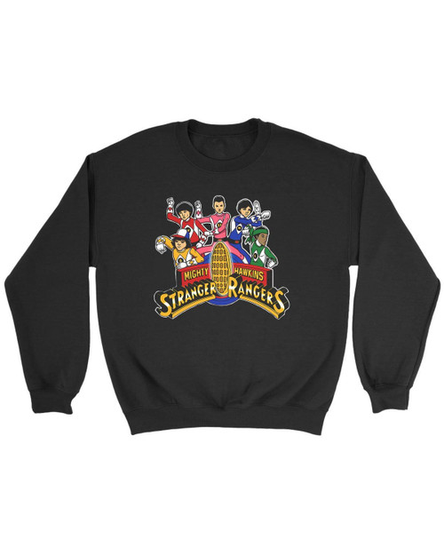 Stranger Things Mighty Morphin Power Rangers Sweatshirt