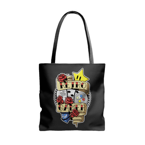 Super Retro Gamer Tote Bags