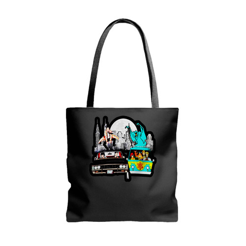 Supernatural And Scooby Doo Scooby Gangs Tote Bags