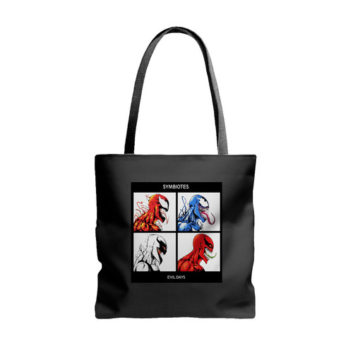 Symbiotes Evil Days Tote Bags