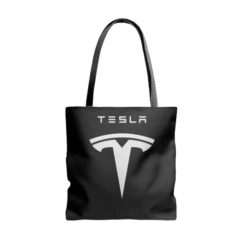 Tesla Supercar Logo Tote Bags