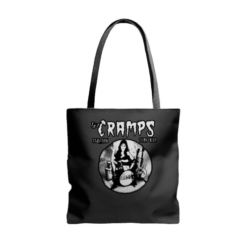 The Cramps Stay Sick Turn Blue Tote Bags