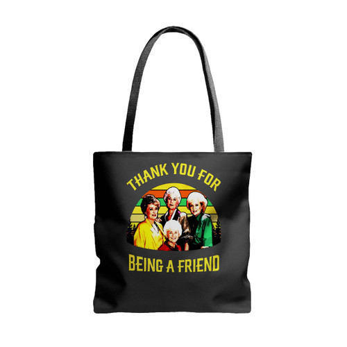 The Golden Girls Thank You For Being A Friend Vintage Retro Tote Bags