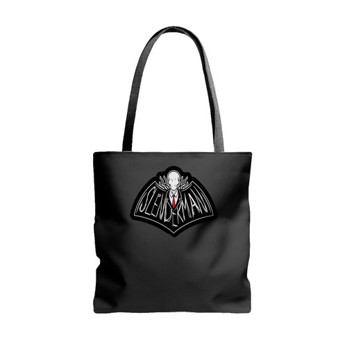 The Slender Knight Tote Bags