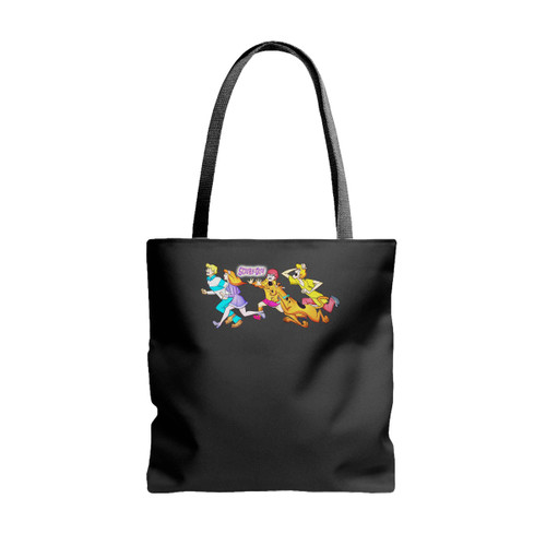 Time Running On Scooby Doo Tote Bags