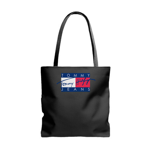 Tommy Hilfiger Jeans Flag Tote Bags
