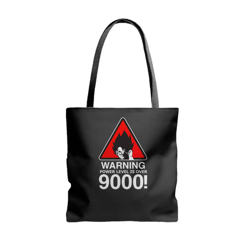 Vegeta Over 9000 Tote Bags