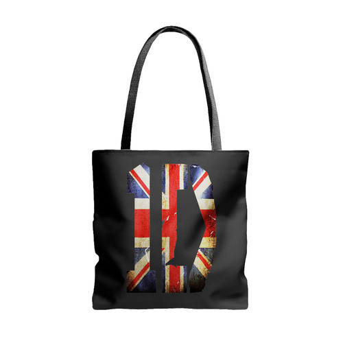 1D One Direction Uk Logo Tote Bags