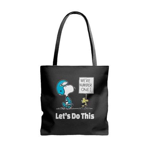 1Philadelphia Eagles Snooopy We Are No Tote Bags