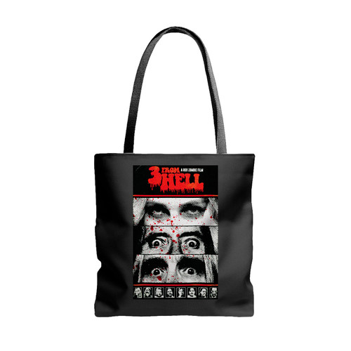 3 From Hell Movie Horror Rob Zombie Devil Tote Bags