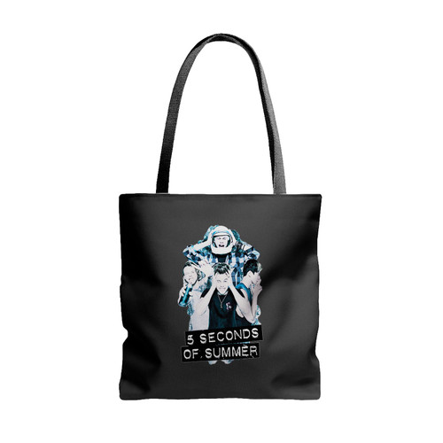 5Sos Headache Poster Tote Bags