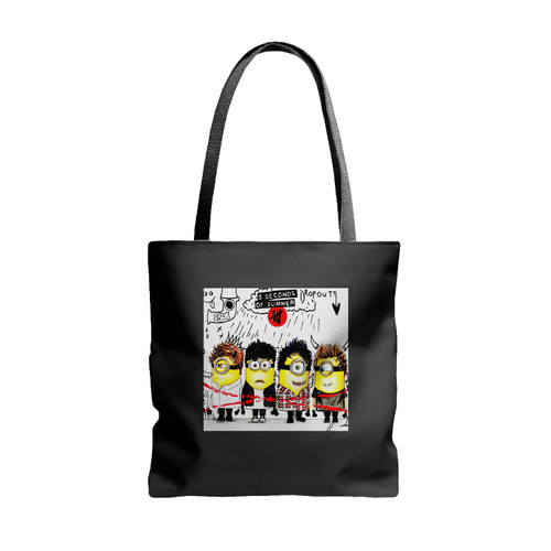 5Sos Minions Poster Tote Bags