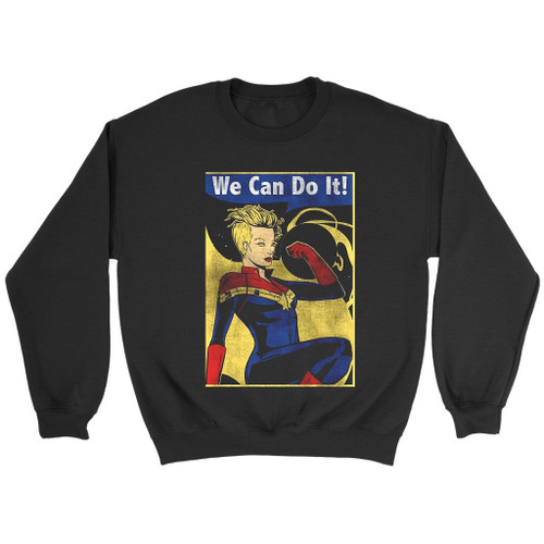 Captain Marvel Yes She Can Avengers Sweatshirt