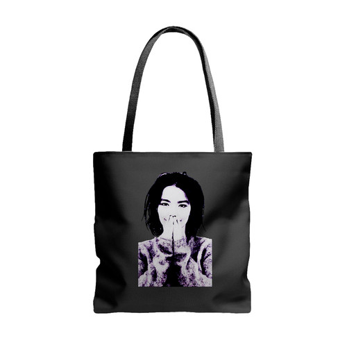 Bj%C3%B6Rk Bjork Debut Singer Electronic Pop House Music Tote Bags