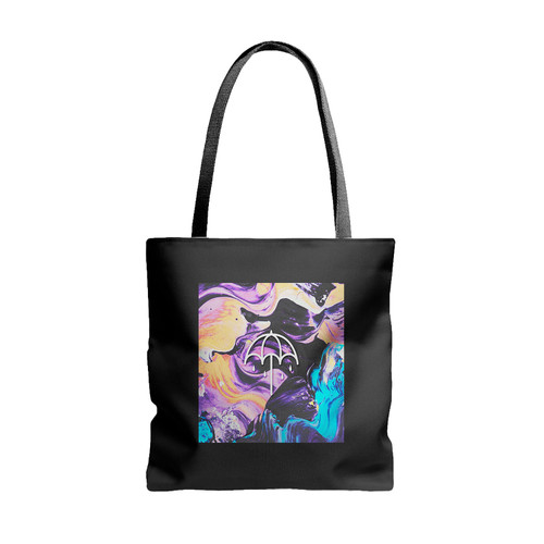 Bring Me To The Horizon Bmth That Is The Spirit Oil Slick Tote Bags