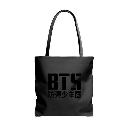Bts Bangtan Boys Korean K Pop Logo Tote Bags