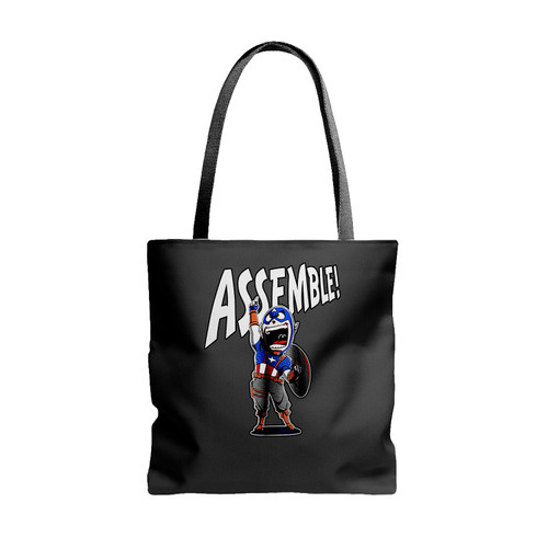 Captain America Assemble Captain America Tote Bags