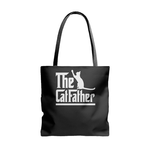 Catfather Funny Cat Dad Pet Lover For Fathers Day Tote Bags