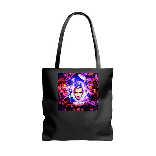 Chris Brown Indigo Drake Album Cover Tote Bags